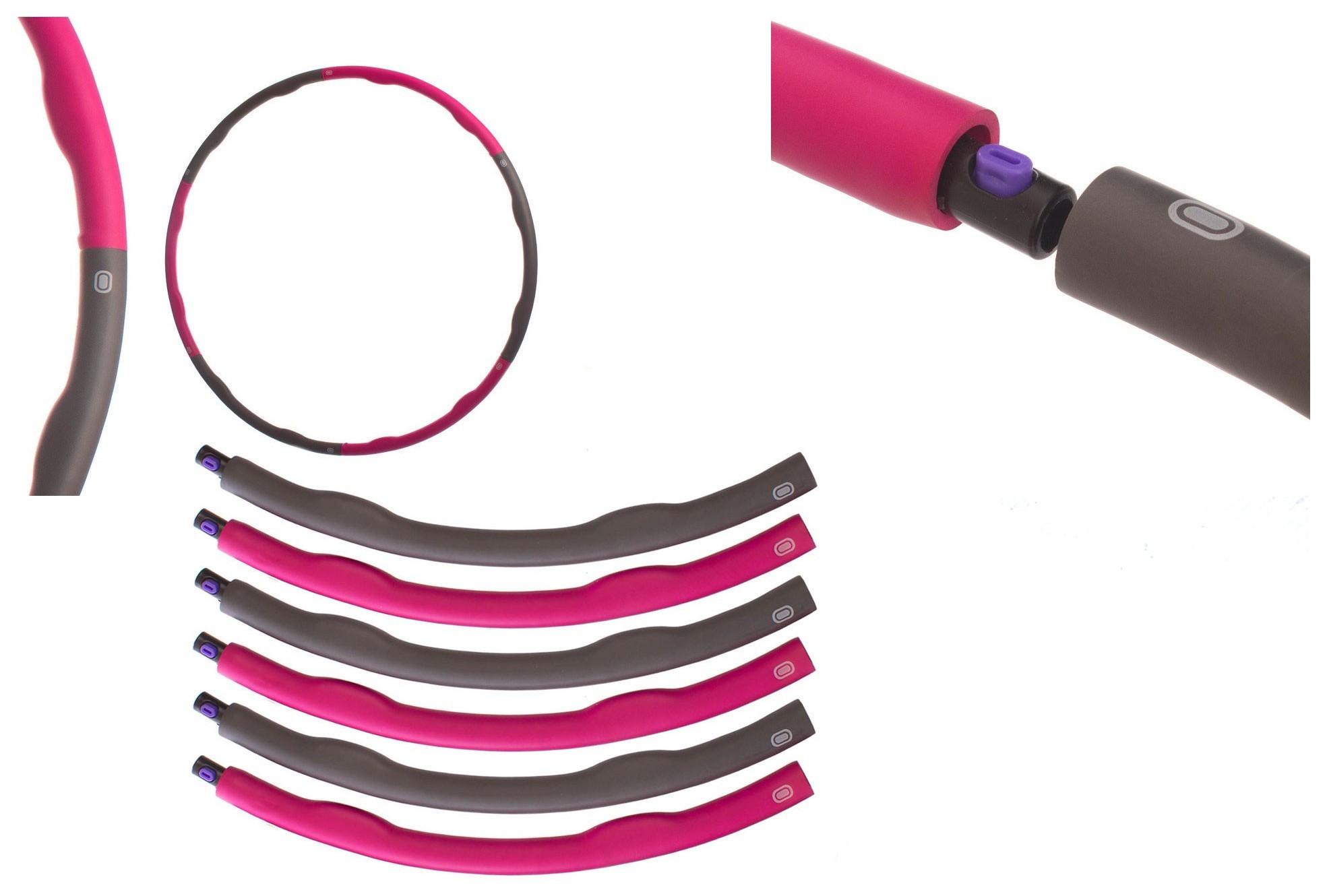 Кнопочный хула хуп массажный (407) Bavar Sport