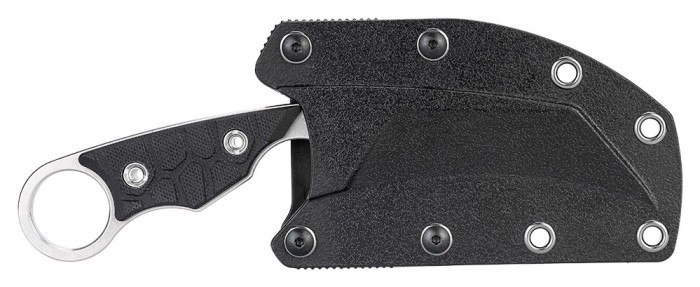 Ніж фіксований туристичний Ruike FS68, (8.6 см) 14C28N / G10 чорний