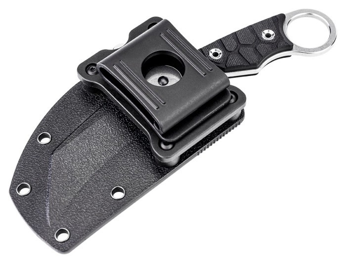 Ніж фіксований туристичний Ruike FS68, (8.6 см) 14C28N / G10 чорний