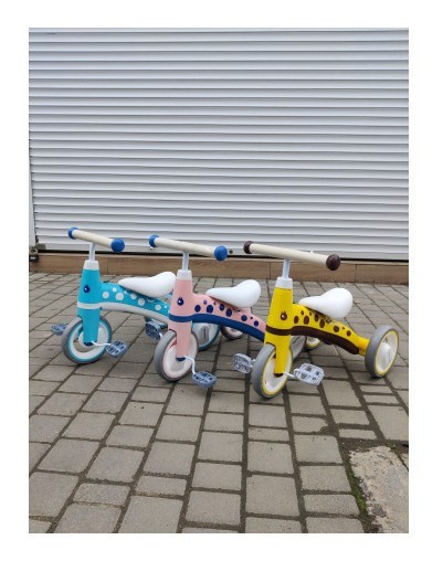 Дитячий триколісний велосипед Giraffe XT1688