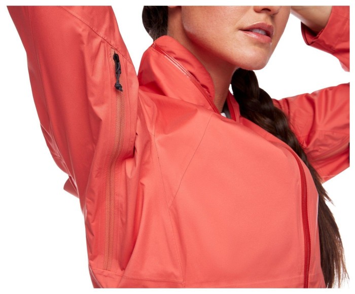 Женская женская куртка Black Diamond Stormline Stretch Rain Shell, XS - Baja Sunrise