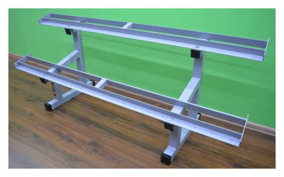 Стелаж для гантелей (2 яруси по 2 метри)