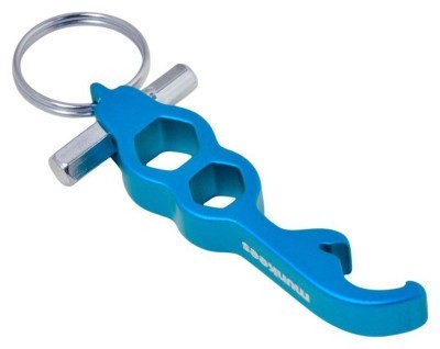 Munkees 3413 брелок-открывалка Hex Tool blue