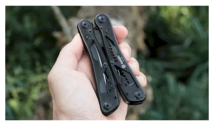 Мультитул Ganzo G202B с чехлом Molle и битами, 24 функции