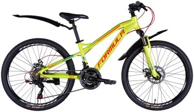 Велосипед AL 24" Formula BLACKWOOD 1.0 DD FR рама-12,5" зелено-красный 2025