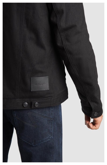 Мотокуртка PandoMoto HUSKY Black Sherpa Trucker Jacket
