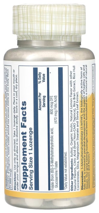 Methyl Folate 800mcg - 60 lozenges