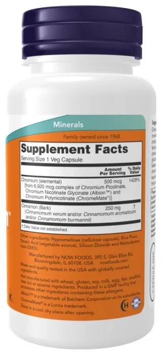 Tri-Chromium 500 mcg - 180 vcaps