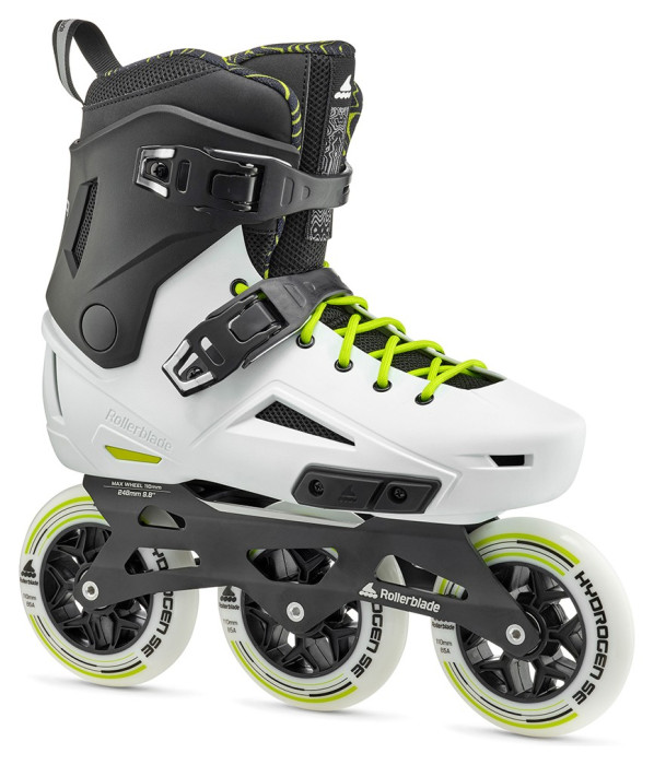 Rollerblade ролики Lightning 110 white-black 250, укр, укр