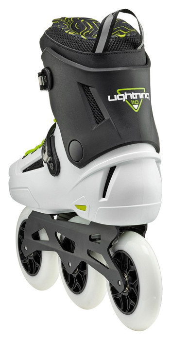 Rollerblade ролики Lightning 110 white-black 250