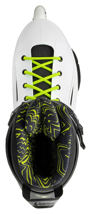 Rollerblade ролики Lightning 110 white-black 250, укр, укр