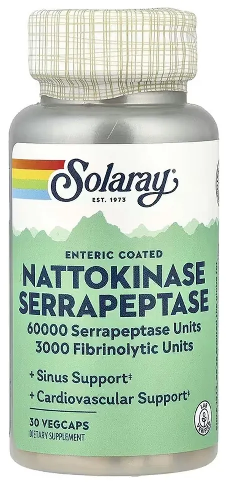 Nattokinase & Serrapeptase - 30 vcaps (DSN_2023-10-6419)