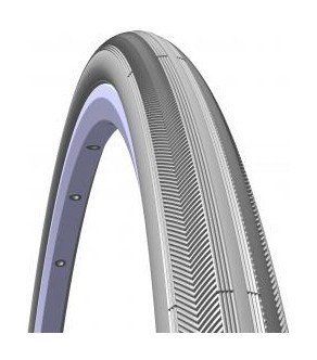 Покрышка 24x1 3/8х1 1/4 (32-540) Rubena RIB V23 Classic, серая для кресел колесных.