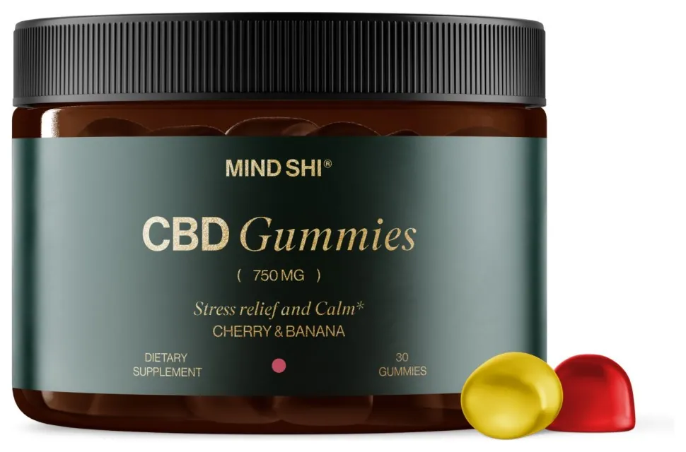 CBD Gummies Full Spectrum 750 mg Cherry & Banana - 30 gummies (До 08.26) (DSN_2023-10-7770)