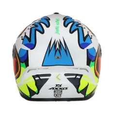 Мотошолом AXXIS DRAKEN S Parrot A1 Matt White XL