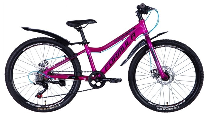 Велосипед AL 24" Formula ACID DD рама- с крылом Pl 2024 (розовый)
