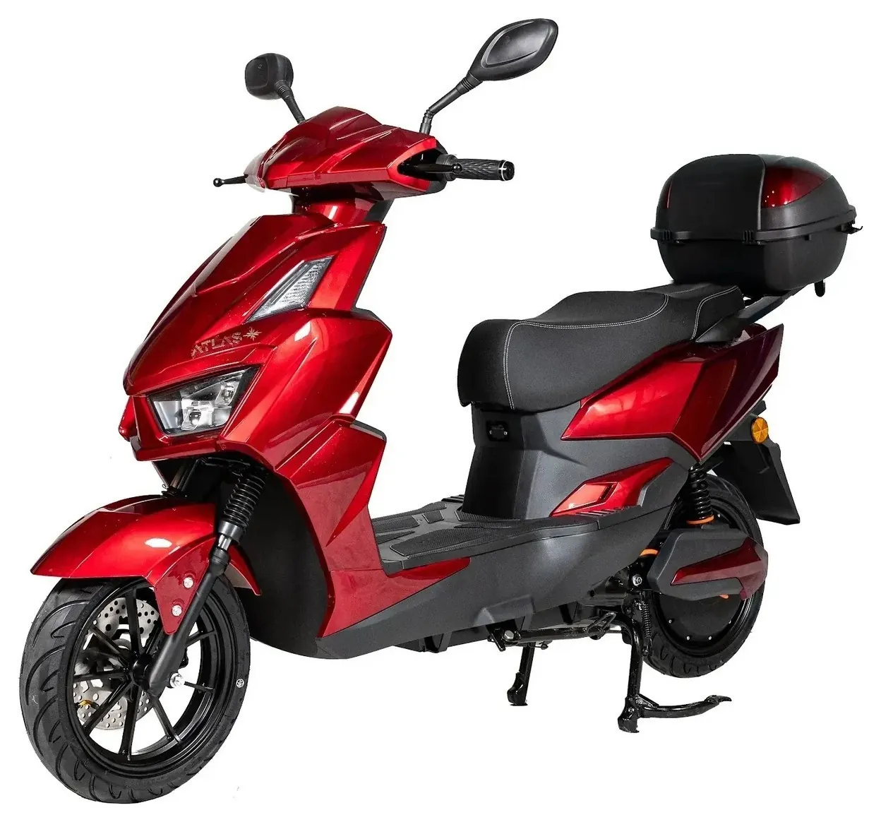 Електроскутер ATLAS Tiger Box Plus 2000W Red (TOK_3123)