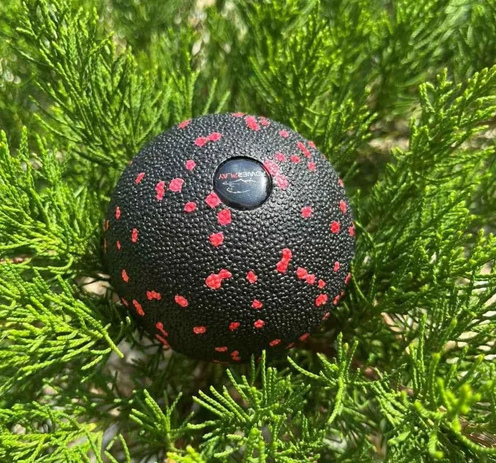 Массажный мяч PowerPlay PP-4350 Epp Massage Ball (d8) Черный/Красный