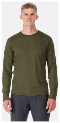 Футболка з довгим рукавом чоловіча Rab Force LS Tee, Olive (Olive)