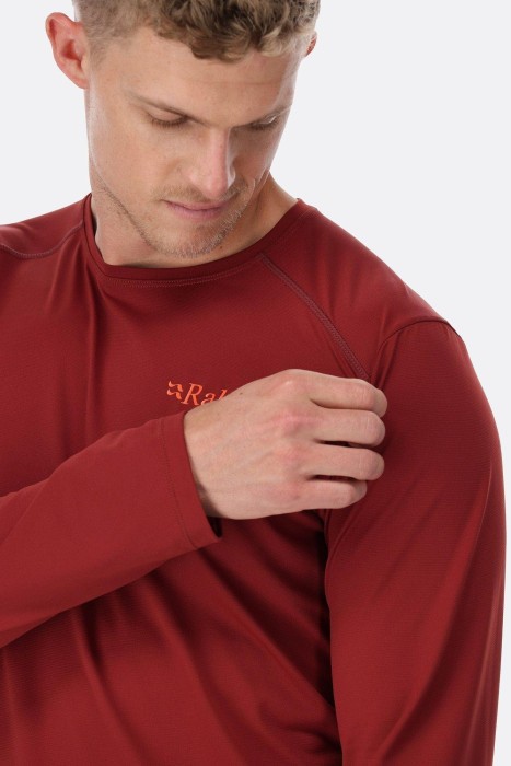 Футболка з довгим рукавом чоловіча Rab Force LS Tee, Olive (Olive)