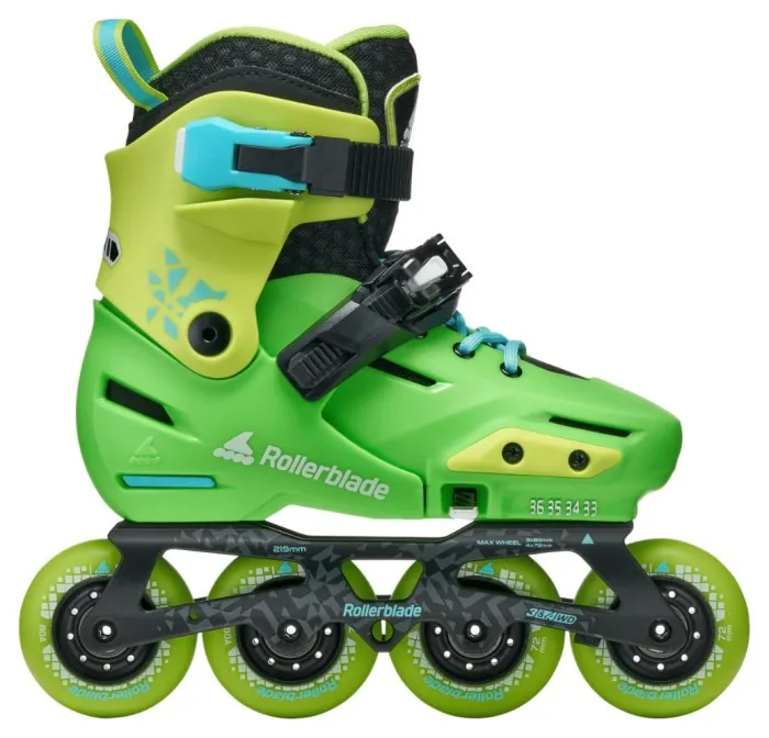 Rollerblade ролики Apex green lime 29-32