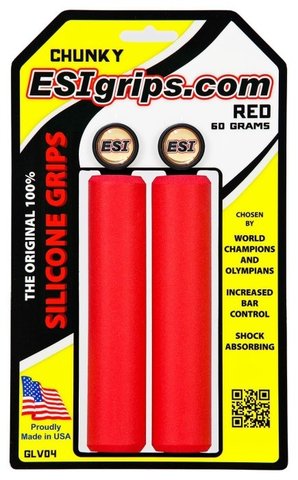 Гріпси ESI Chunky Red (червоні), укр, укр