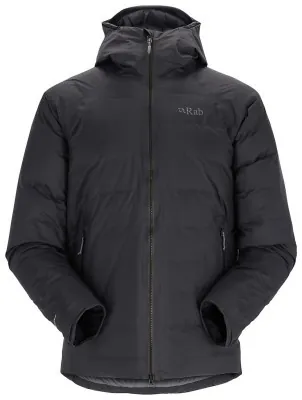 Мембранна чоловіча тепла куртка Rab Valiance Jacket, Black