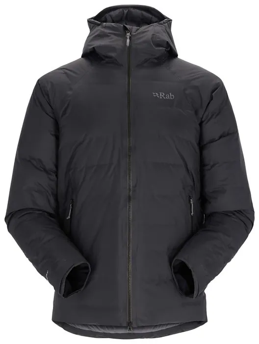 Мембранна чоловіча тепла куртка Rab Valiance Jacket, Black