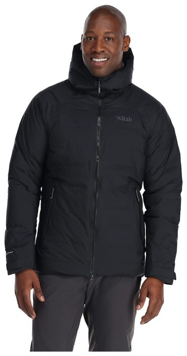 Мембранна чоловіча тепла куртка Rab Valiance Jacket, Black