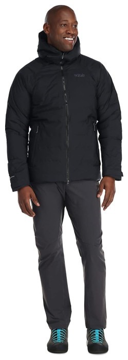 Мембранна чоловіча тепла куртка Rab Valiance Jacket, Black