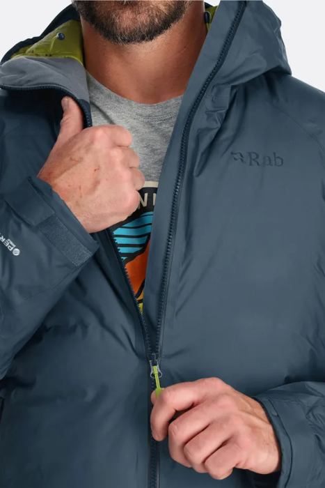 Мембранна чоловіча тепла куртка Rab Valiance Jacket, Black