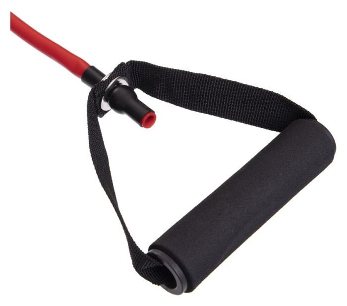 Еспандер трубчастий з ручками Zelart FI-6348-1 (TPR джгут, d-9x6мм, l-120см, ручка неопрен, нагр.низька)