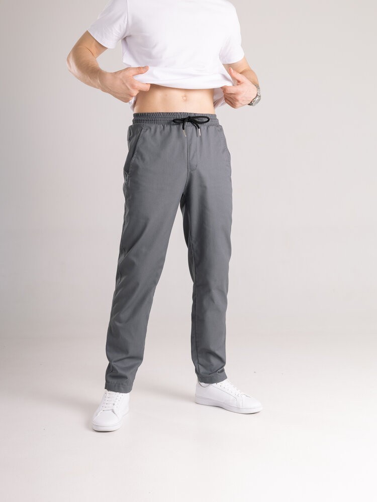 Чоловічі штани карго демісезонні темно-сірі котонові Pobedov Step, укр, укр