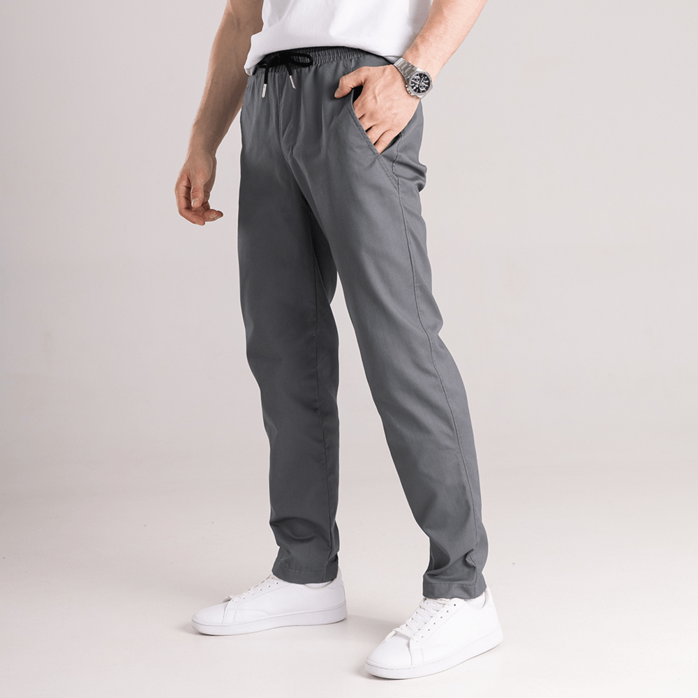 Чоловічі штани карго демісезонні темно-сірі котонові Pobedov Step, укр, укр