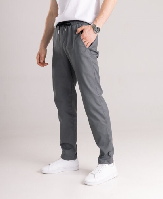 Чоловічі штани карго демісезонні темно-сірі котонові Pobedov Step, укр, укр