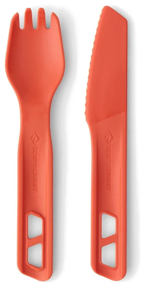 Набір столових приборів Sea to Summit Passage Cutlery Set, 2 Piece, Spicy Orange (SHM_STS ACK035021-120804)