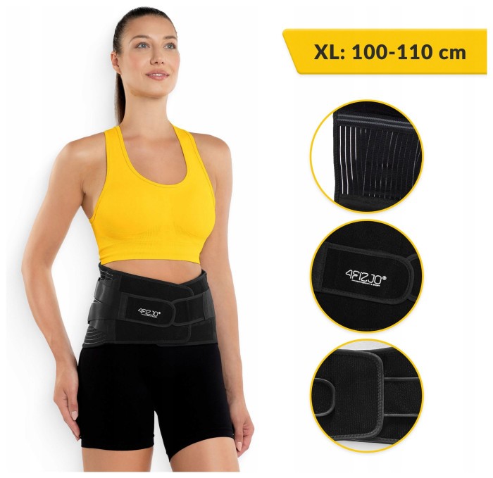 Пояс (бандаж) для поперекового відділу хребта 4FIZJO Size XL (P-5907739317575)