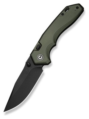 Ніж складаний туристичний Civivi Elite Brova, (8.7 см) CPM S35VN / Aluminum зелений