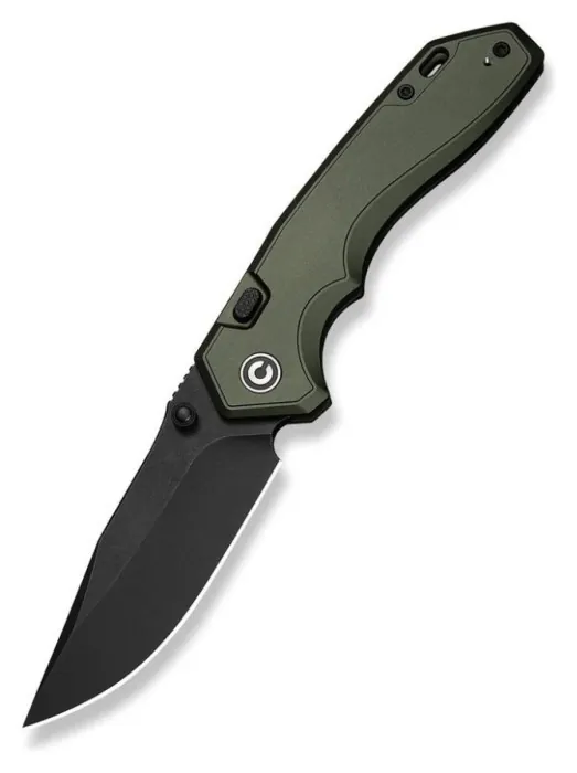 Ніж складаний туристичний Civivi Elite Brova, (8.7 см) CPM S35VN / Aluminum зелений