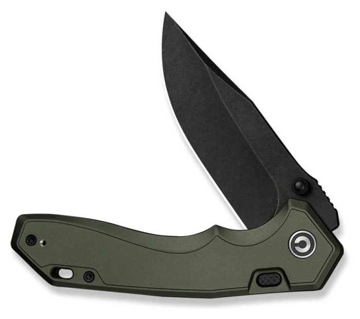 Ніж складаний туристичний Civivi Elite Brova, (8.7 см) CPM S35VN / Aluminum зелений