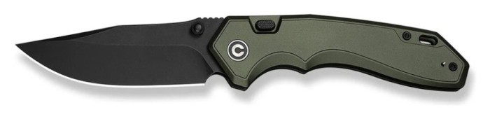 Ніж складаний туристичний Civivi Elite Brova, (8.7 см) CPM S35VN / Aluminum зелений