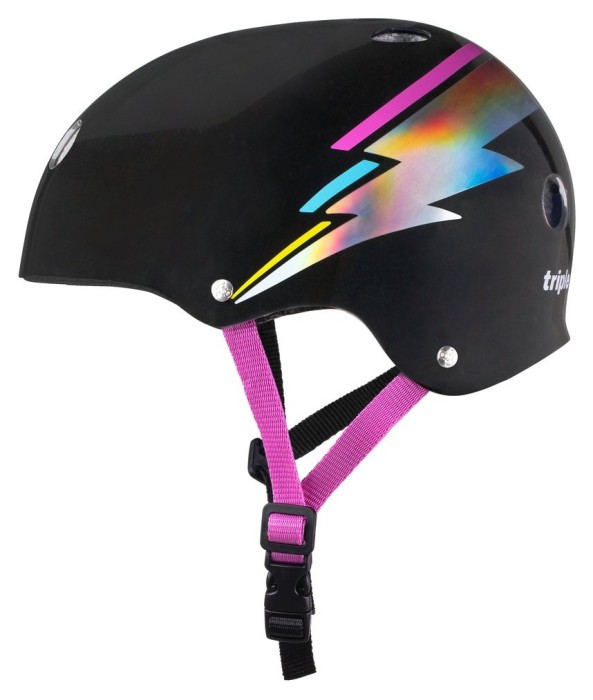 Шолом Triple8 Certified Sweatsaver Black Hologram