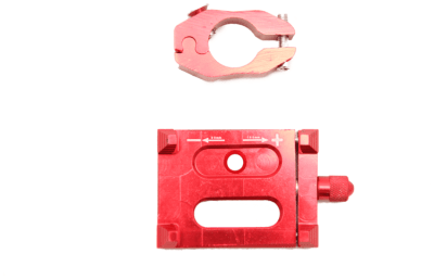 Держатель телефона на руль ROU металлический, красный, красный