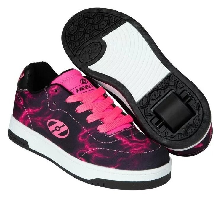 Роликовые кроссовки Heelys Sleek (AHE00225061) Black/Pink HLY-G1W-5185: ...