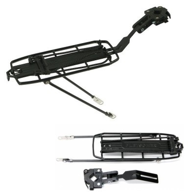 Багажник XLC Pletscher Quick-Rack Suspension, 26-28 " для двопідвісу, чорний