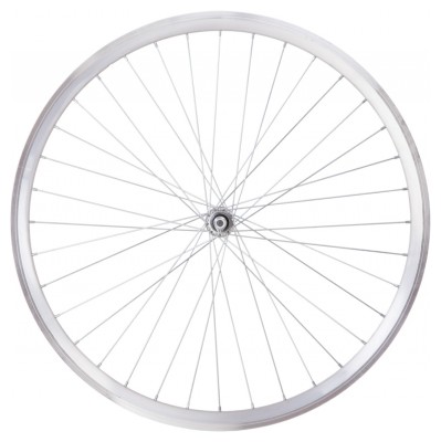 Колесо пров. VLT 28&quot; AL 36H двост. під V-br з проточкою silver; Втулка SHUNFENG SF-HB03F на гайках