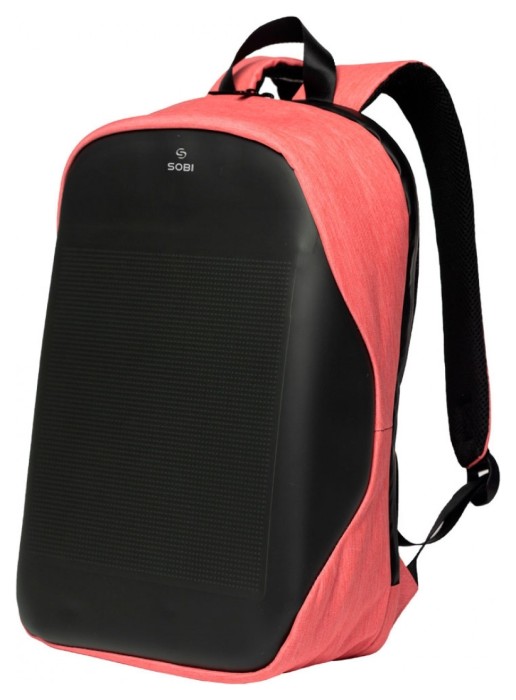 Рюкзак Sobi Pixel Neo SB9704 Pink із LED екраном