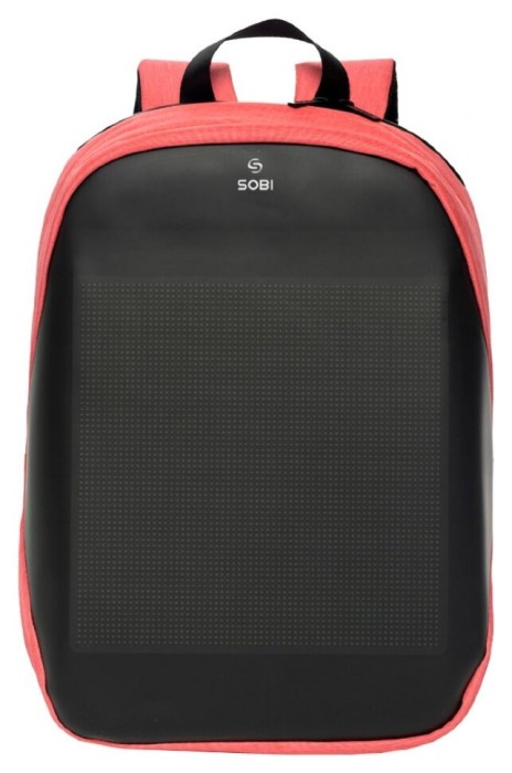 Рюкзак Sobi Pixel Neo SB9704 Pink із LED екраном