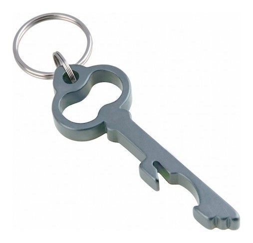 Брелок-відкривачка Munkees 3439 Key grey, укр