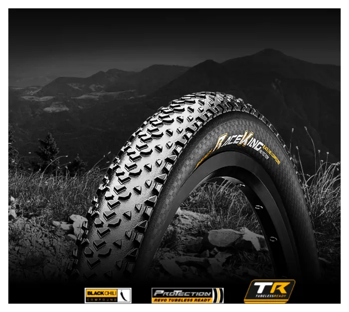Покришка безкамерна Continental Race King ProTection 26 x 2.20 чорна складна skin